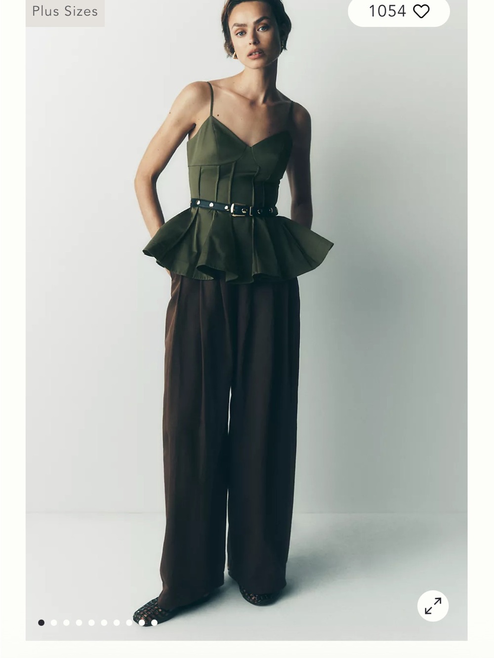 Maeve Pleated Trousers | Brown